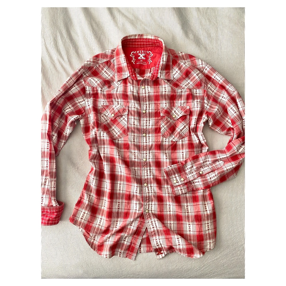Twenty X Western Pearl Snap Long Sleeve Shirt XL
